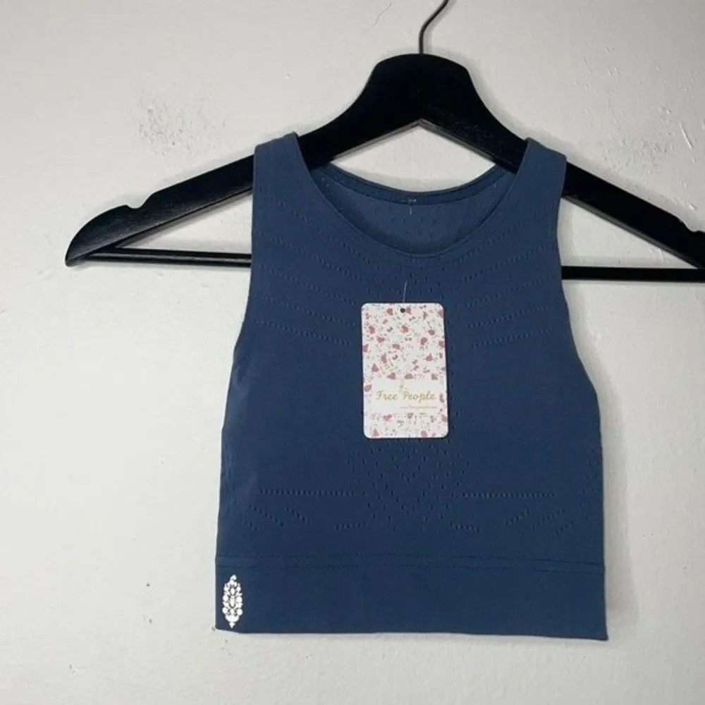 Free People Movement Womens Size XS Ecology Sports Bra In Blue
